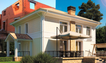 Яфасад: красивая «одежда» для дома из керамических блоков!