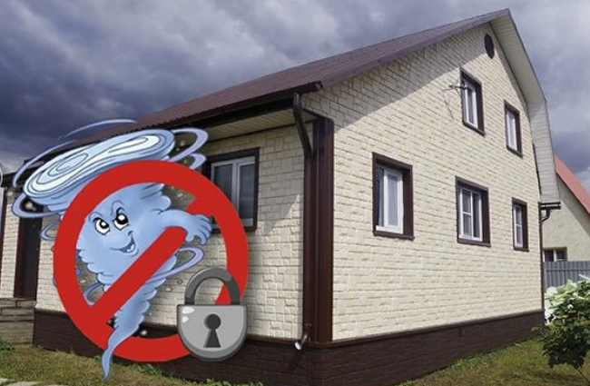 ЯФАСАД замок “антисмерч”, усиленная защита от ветровых нагрузок и влаги.