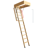 Чердачная лестница Docke LUX 70х120х300 см от компании Кровельный центр Новосибирск.